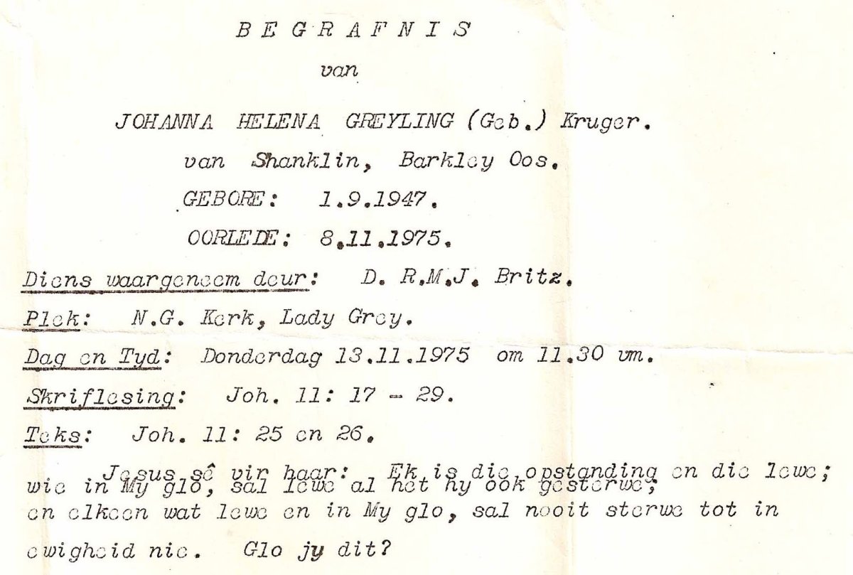 GREYLING-Johanna-Helena-nee-Kruger-1947-1975-F_98
