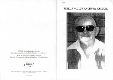 GROBLER-Petrus-Paulus-Johannes-1923-2005-M