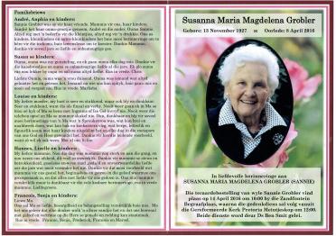 GROBLER-Susanna-Maria-Magdelena-Nn-Sannie-1927-2016-F