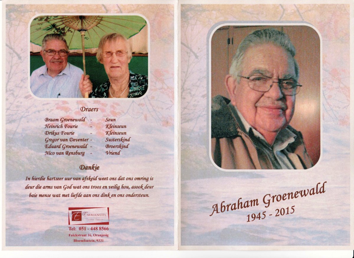 GROENEWALD-Abraham-Conradie-Nn-Abraham-1945-2015-M_1