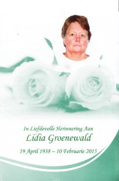 GROENEWALD-Lidia-nee-Snyman-X-Jordaan-1938-2015-F