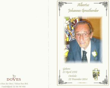 GROOTHERDER-Albertus-Johannes-1932-2014-M