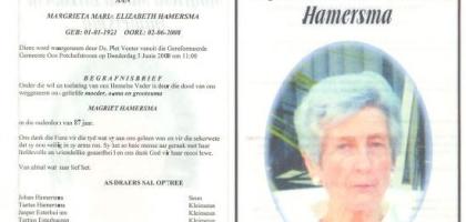 HAMERSMA-Magrieta-Maria-Elizabeth-1921-2008