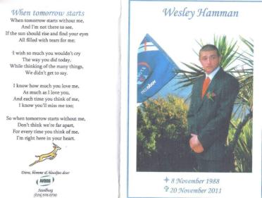 HAMMAN-Wesley-1988-2011-M