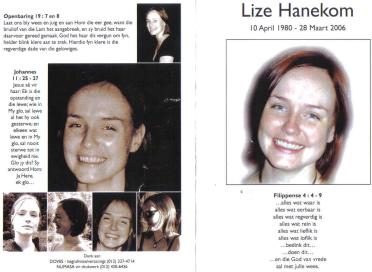 HANEKOM-Lize-1980-2006-F