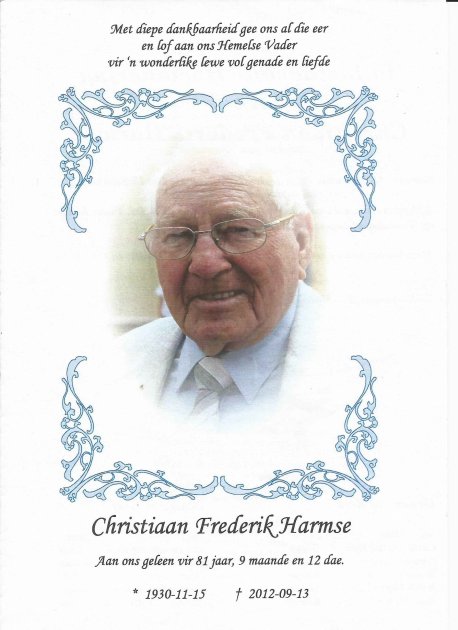 HARMSE, Christiaan Frederik 1930-2012_01