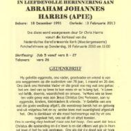 HARRIS, Abraham Johannes 1931-2010_2