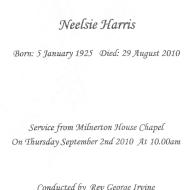 HARRIS-Neelsie-1925-2010_1