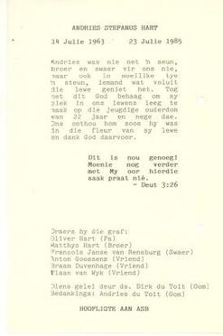 HART-Andries-Stefanus-1963-1985-M