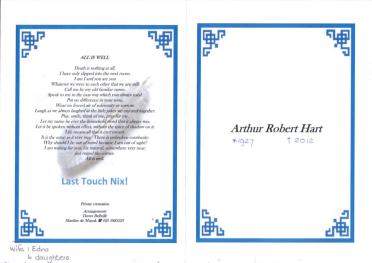 HART-Arthur-Robert-1927-2012-M