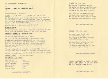 HAYES-Johannes-Cornelius-Francois-1928-1989-M