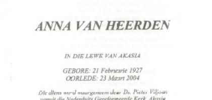 HEERDEN-VAN-Anna-1927-2004