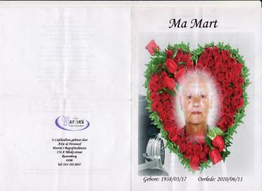 HEERDEN-VAN-Martha-Christina-Sofia-Nn-MaMart-nee-Burger-1938-2010-F