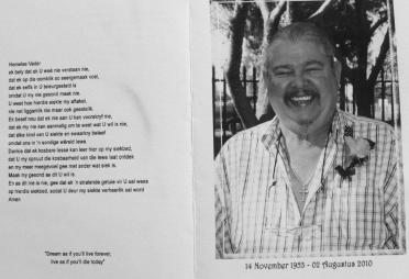 HEERDEN-VAN-Roy-Arthur-1953-2010-M