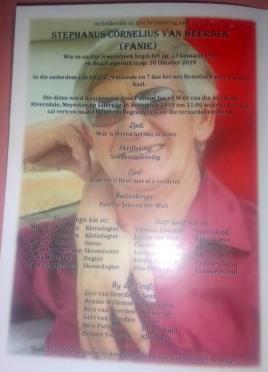 HEERDEN-VAN-Stephanus-Cornelius-Nn-Fanie-1951-2019-M