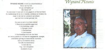 HEUNIS-Wynand-1925-2003
