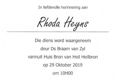 HEYNS-Rhoda-1919-2019-F