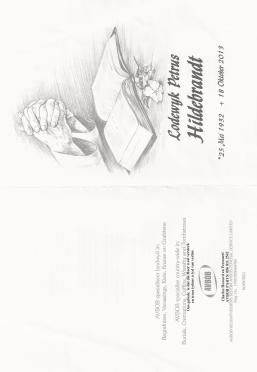 HILDEBRANDT-Lodewyk-Petrus-1932-2013-M