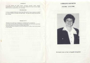 HOFMEYR-Laurencia-nee-Hazelhurst-1946-1996-F