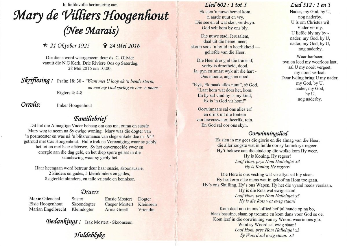 HOOGENHOUT-Mary-DeVilliers-nee-Marais-1925-2016-F_2