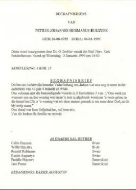 HUIJZERS-Surnames-Vanne