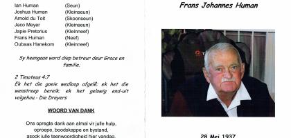 HUMAN-Frans-Johannes-1937-2014-M