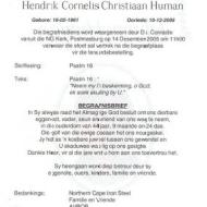 HUMAN, Hendrik Cornelis Christiaan 1961-2009_02