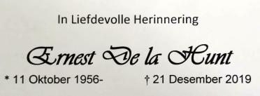 HUNT-DE-LA-Ernest-1956-2019-M
