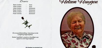 HUYGEN-Magdalena-Alberta-Nn-Heleen-née-DeBeer-X-Joubert-1925-2015-F