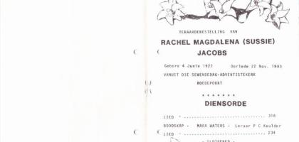 JACOBS-Rachel-Magdalena-1927-1983