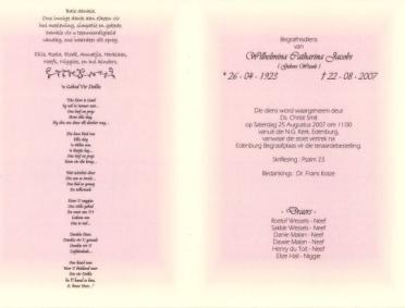 JACOBS-Wilhelmina-Catharina-nee-Wessels-1923-2007-F