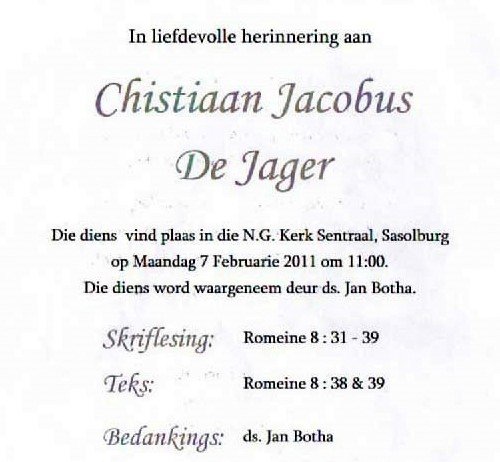 JAGER-DE-Christiaan-Jacobus-Nn-Chris-1932-2011-M_98