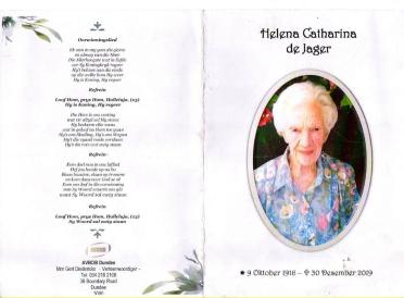 JAGER-DE-Helena-Catharina-Nn-Rina-nee-Swart-1916-2019-F-1