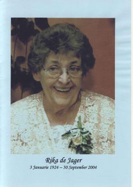 JAGER-DE-Hendrika-1924-2004-F