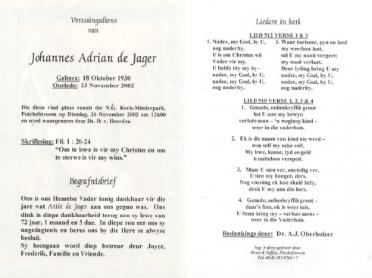 JAGER-DE-Johannes-Adrian-1930-2002-M
