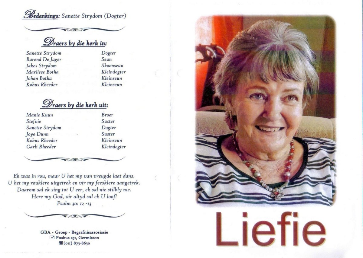 JAGER-DE-Maria-Magdalena-Nn-Liefie-née-Kuun-1944-2017-F_1
