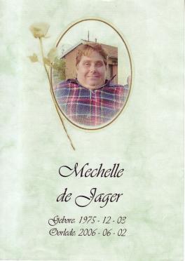 JAGER-DE-Mechelle-Mariska-1975-2006-F