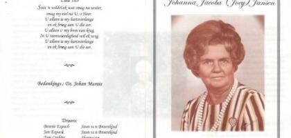 JANSEN-Johanna-Jacoba-1922-2003