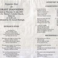 JOANNIDES, Grant 1976-2001_02