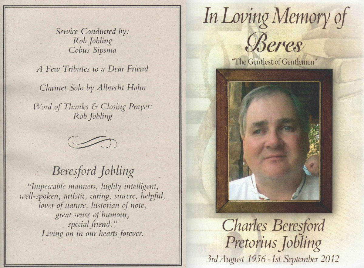 JOBLING-Charles-Beresford-Pretorius-Nn-Beres-1956-2012-M_1
