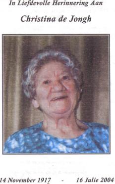 JONGH-DE-Christina-1917-2004-F