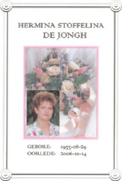 JONGH-DE-Hermina-Stoffelina-Nn-Hermien-1953-2006-F