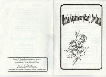JORDAAN-Maria-Magdalena-Nn-Raai-nee-DeKlerk-1916-1999-F