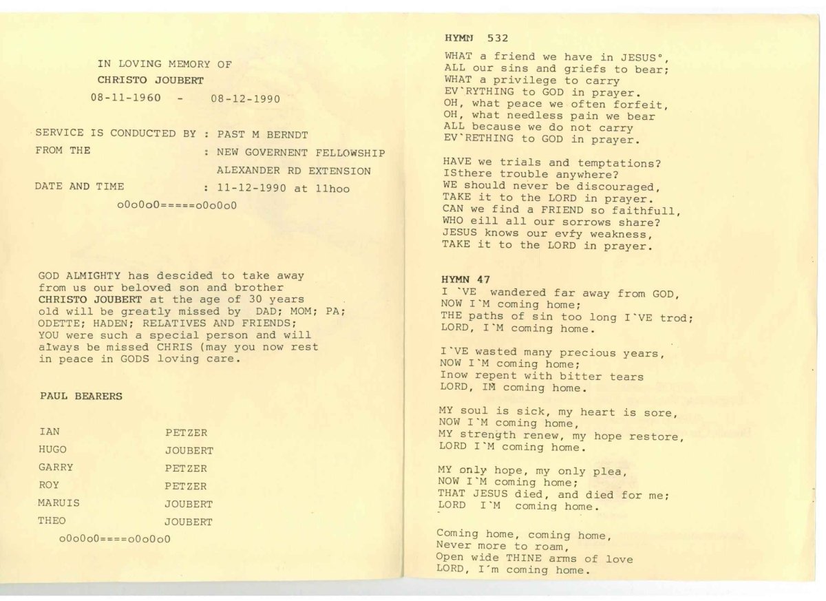 JOUBERT-Christo-Nn-Chris-1961-1990-Brother-M_11