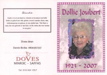 JOUBERT-Dollie-1923-2007-F