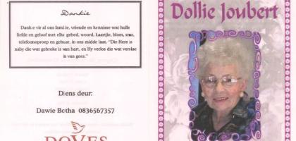 JOUBERT-Dollie-1923-2007