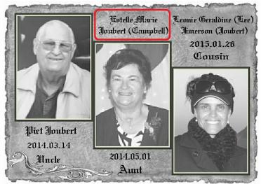 JOUBERT-Estelle-Marie-nee-Campbell-0000-2014-Aunt-F