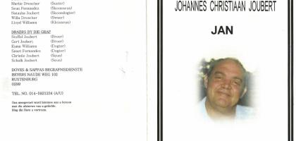 JOUBERT-Johannes-Christiaan-1944-2006