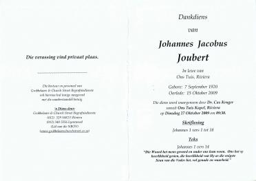 JOUBERT-Johannes-Jacobus-1920-2009-M-02