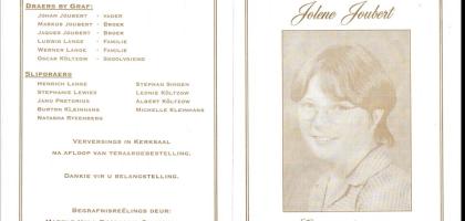 JOUBERT-Jolene-1986-2000